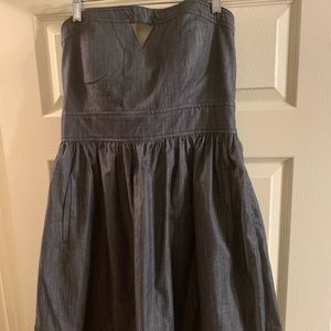 Calvin Klein Strapless Dress with Pockets